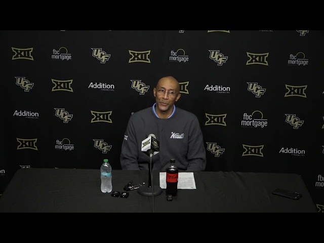 UCF Men's Basketball Postgame Press Conference - vs. Houston