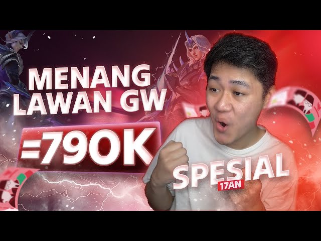 SCRIM LAWAN JEJE YANG MENANG MVP = FREE SKIN + 790.000 SPESIAL MERDEKA!