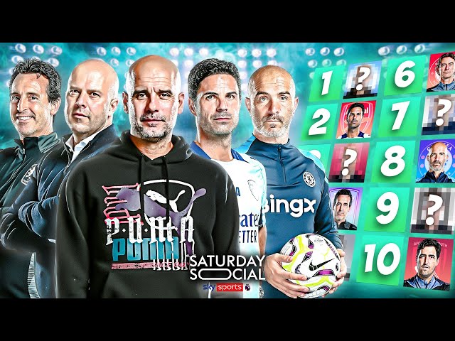 Ranking the 10 BEST Premier League managers! 👀 | Saturday Social ft Stuntpegg & Fuad Cadani