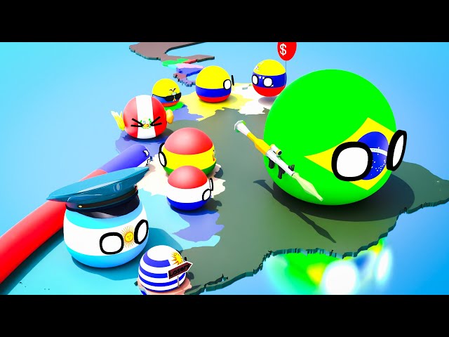 Meet the South America || 3D Countryballs