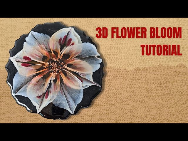 Exotic 3D Flower Bloom TUTORIAL - Advance Technique