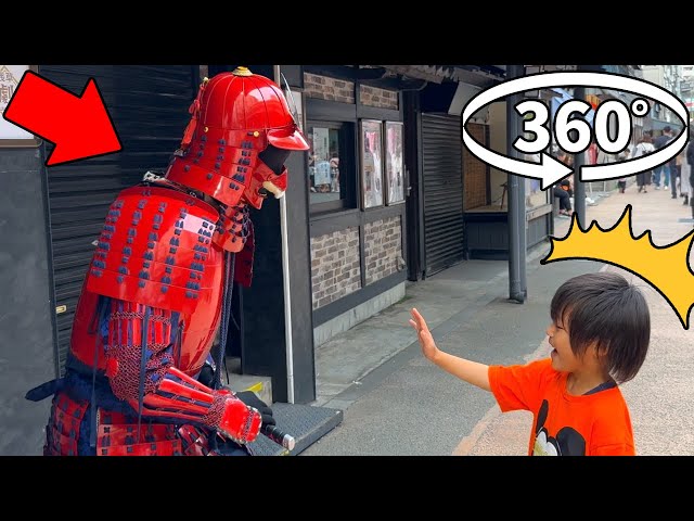 SAMURAI MANNEQUIN PRANK in JAPAN #20 / Asakusa Tokyo 360°