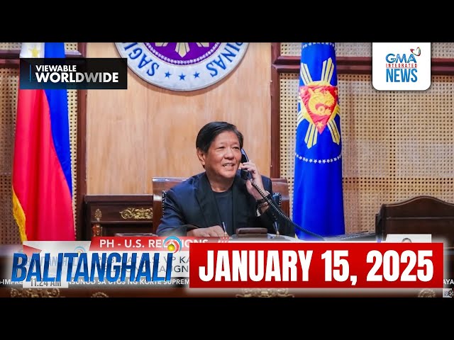 Balitanghali Express: January 15, 2025 [HD]