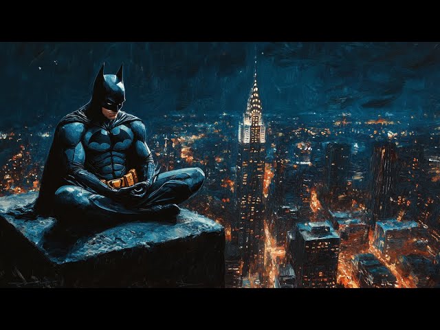 Gotham Radio 24/7 🦇 Ambient BATMAN Vibes to Relax & Study 🎧 Deep Focus and Chill - Flow State Music