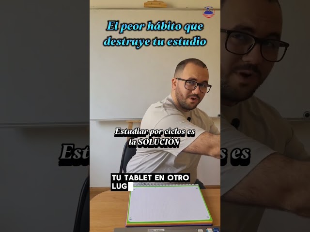 El hábito que destroza tus tiempos de estudio #hábitosdeéxito #tips #tecnicasdestudio #esap