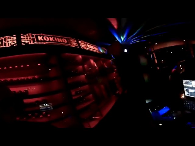 Testing out the 360 Camera Giroptic at Live Dj Set