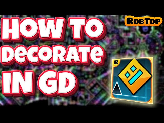 How to decorate a level IN ONE MINUTE! [GD]