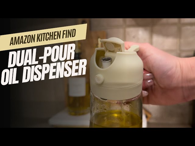 My review of this dual pour oil dispenser, eliminates the purchase of cans of spray oil