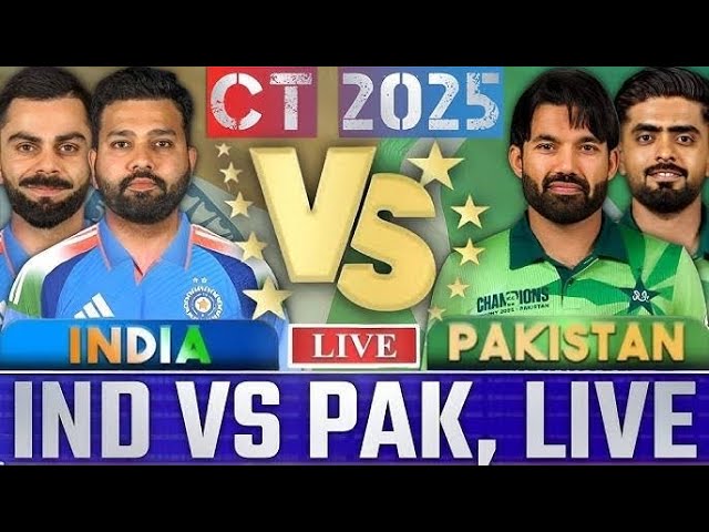 India vs Pakistan Live Match | ICC Champions Trophy 2025 Ind vs Pak Live Match | Ind Vs Pak Live