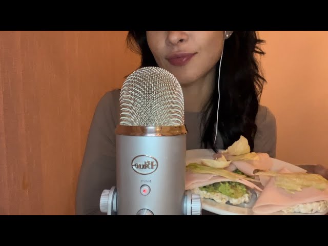 ASMR|Cenando rice cakes 💕