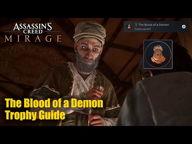 Assassin's Creed Mirage PS5 • The Blood of a Demon Trophy Guide (Eliminate Al-Rabisu)