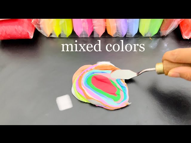 Meet ASMR video color mixing #colormixing #mixing #relaxing