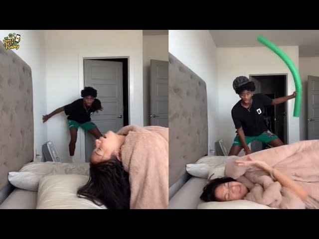 Scare Cam Pranks Compilation 🤣 Try Not To Laugh 2024 😂 Scare Cam Best Reactions #34