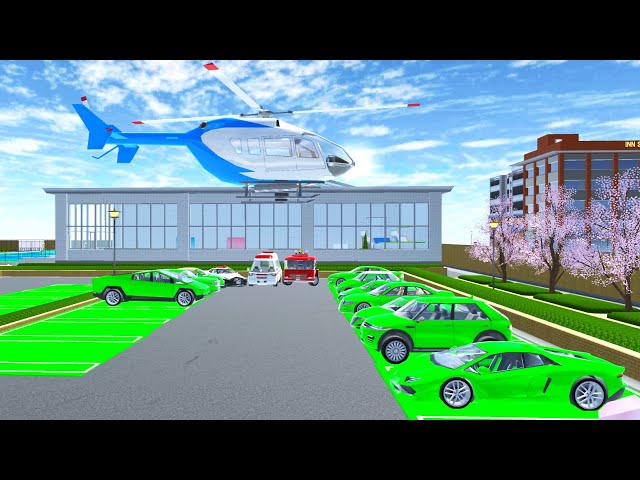 Sakura School Simulator: All Green Car Collection 🚗💚 | Live Gameplay Fun! | SSS Gameplay