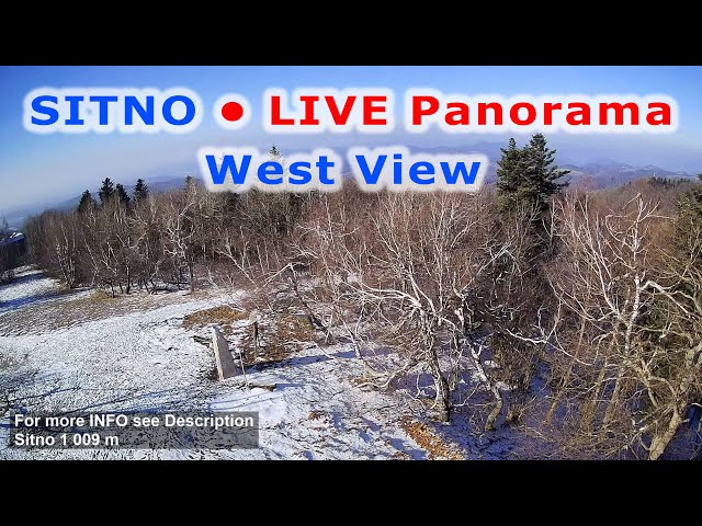 🔴 Live VIEW Stream from SITNO to West Country of Slovakia 👁‍🗨 Online Panorama