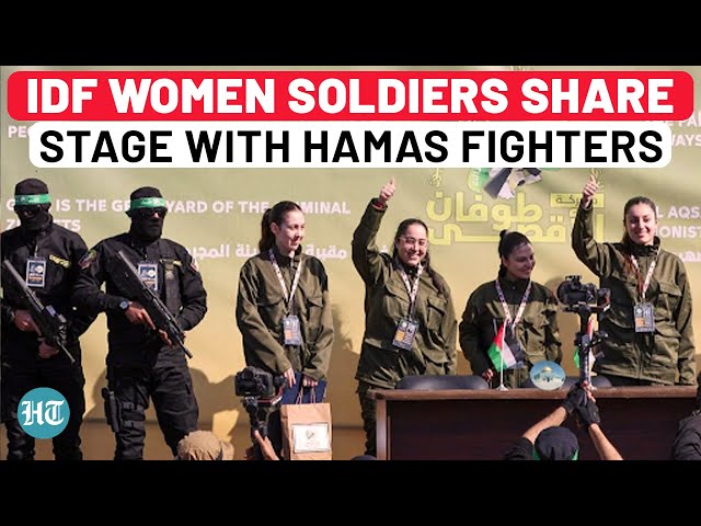 Gaza’s Streets Explode with Tension | Watch Dramatic Release of Four Israeli Women Hostages | IDF