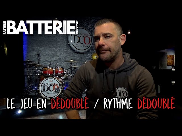 Cours de batterie : le jeu en dédoublé! (ou rythme dédoublé)