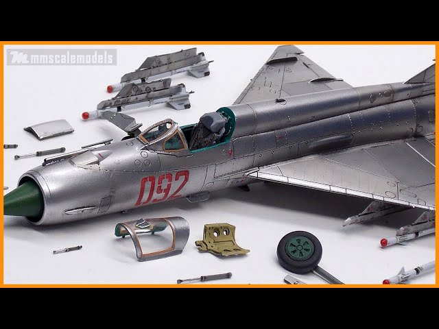 1/72 Mig-21 MF - Eduard - scale model step by step build