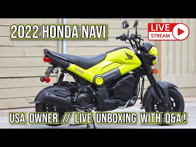 2022 Honda NAVI // Unboxing LIVESTREAM and Q&A!