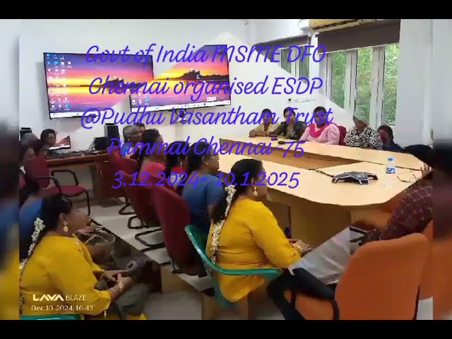 video created by Mrs Sivaranjani ESDP - Pammal,  participant Ct 9366149192 Pudhu Vasantham