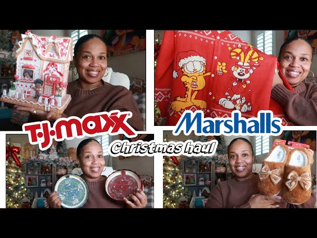 CHRISTMAS HAUL!!! TJMAXX/MARSHALLS & ALDI