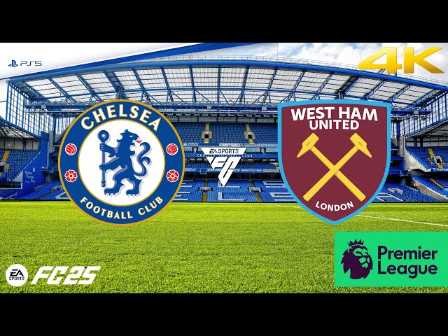 Chelsea vs West Ham | Premier League | EA FC 25 | PS5™ 4K HD