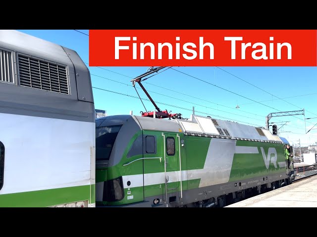 Finnish intercity train | फिनिश इंटरसिटी ट्रेन | Finnischer Intercity-Zug