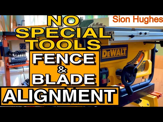 DeWalt table saw set up