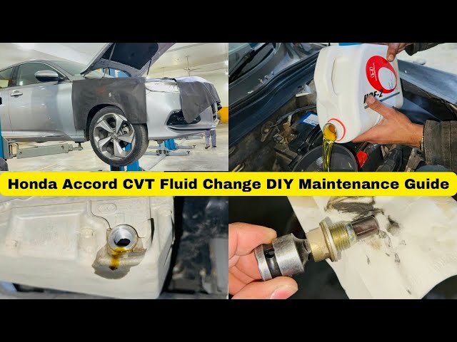 2022 Honda Accord CVT Fluid Change : A DIY Maintenance Guide