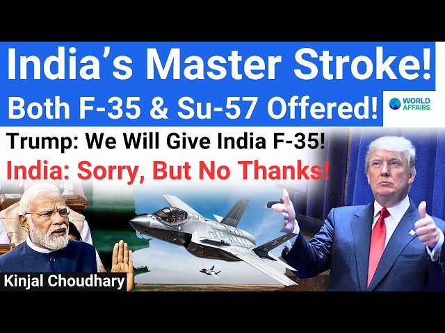 Trump Offers F-35 To PM Modi! India Refuses For AMCA! Stryker Vs WhAP | What Is RDP? World Affairs