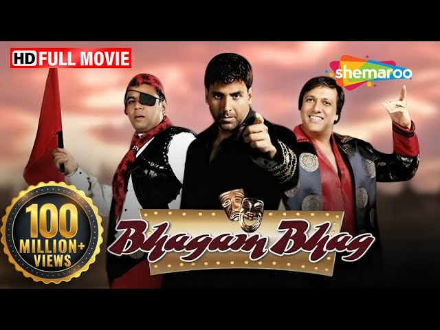 Bhagam Bhag 2006 (HD) - Full Movie - Superhit Comedy Movie - Akshay Kumar - Govinda -  Paresh Rawal