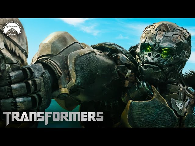 Every Optimus Primal Moment in Transformers Rise of the Beasts 🦍 | Paramount Movies