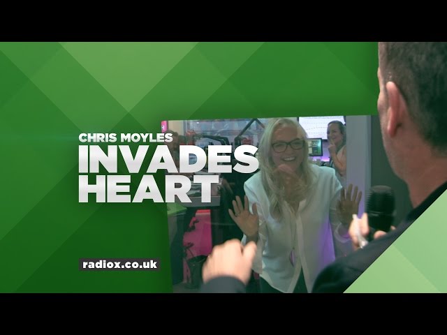 Chris Moyles Invades The Heart Studio