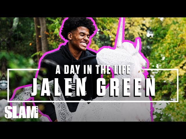 Jalen Green on HOW TO BE UNICORN FAM 🦄 | SLAM Day in the Life