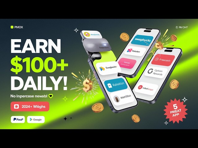 INSTANT Cash Apps 2025: Earn Money Without Investment (PayPal & Cash App)