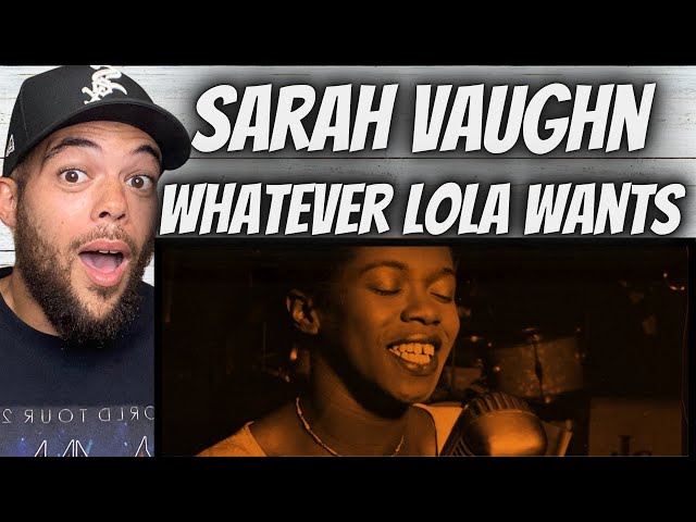 I LOVE IT!| FIRST TIME HEARING Sarah Vaughan -  Whatever Lola Wants REACTION