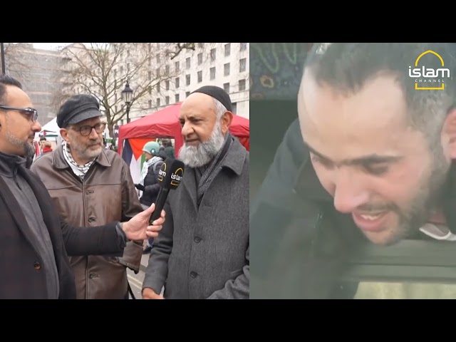 Pro-Israeli protestors clash with 100,000+ peaceful protestors in London