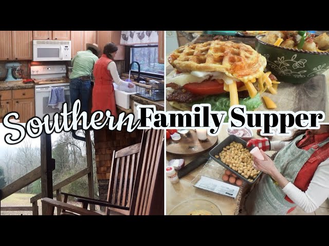 What is a WUB? 🤔 Chaffle Club Sandwiches & Loaded Tater Tots | Southern Family Cooking