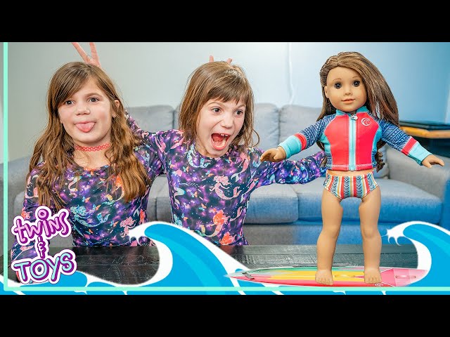 Kate and Lilly Get a New American Girl Doll with Pretend Play Magic!