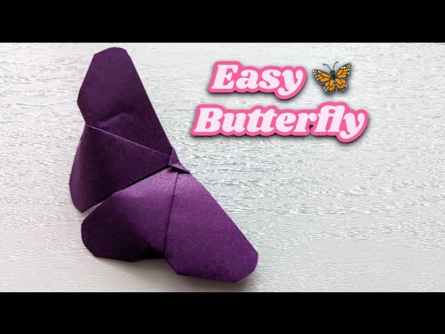 Butterfly 🦋 Easy Paper Butterfly Origami