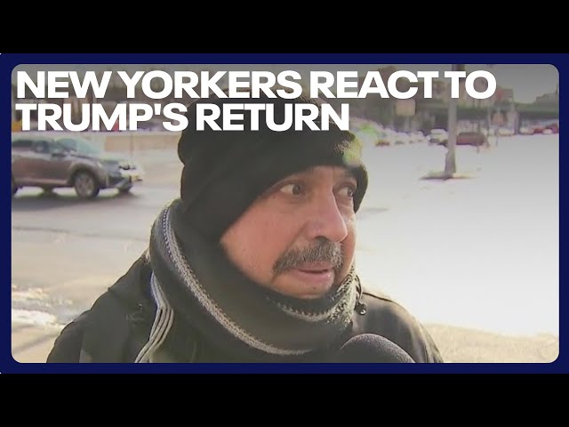 New Yorkers react to Trump’s return to White House