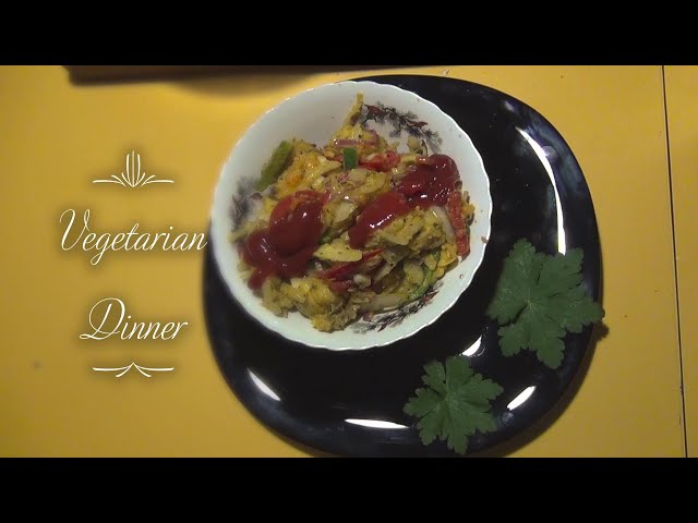 Vegetarian dinner - Papa`s kitchen recipe