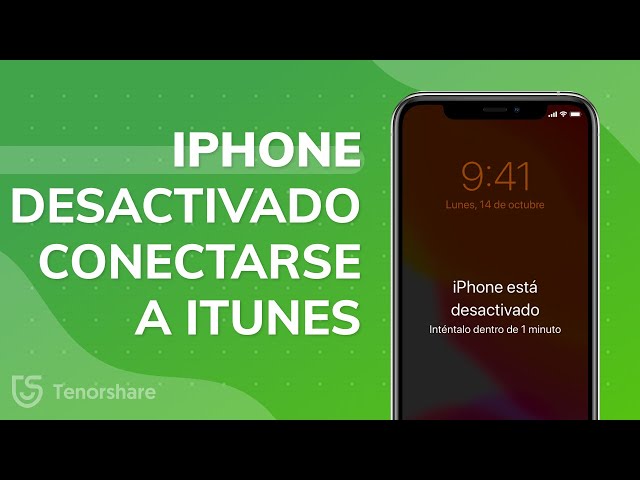 3 formas para solucionar iPhone está desactivado conectarse a iTunes