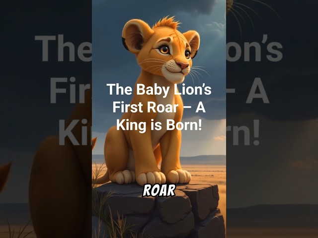 🤣👍Funny Animal: Baby Lion Discovers His MIGHTY First Roar in African Savanna!