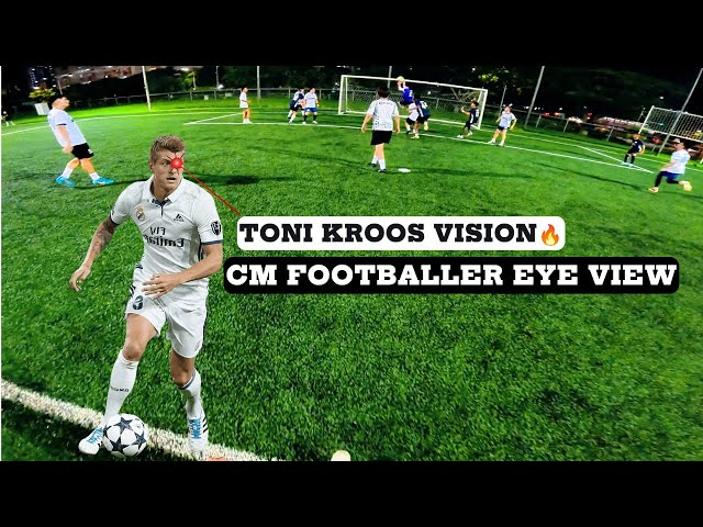 TONI KROOS POV VISION | CM GoPro Football