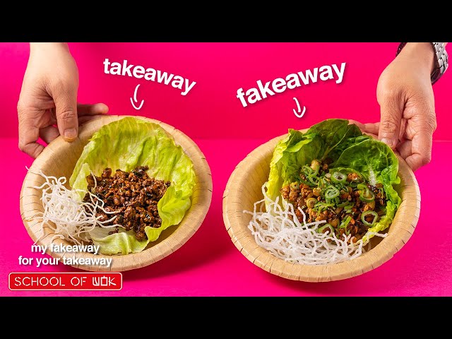 How to Make P. F. Chang's Chicken Yuk Sung Lettuce Wraps! | My Fakeaway for Your Takeaway