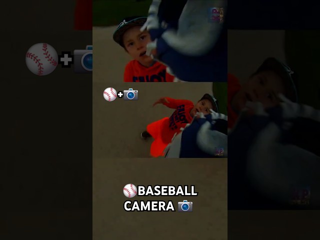 Camera on a baseball