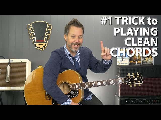 The #1 Trick to Playing CLEAN Sounding Chords on the Guitar