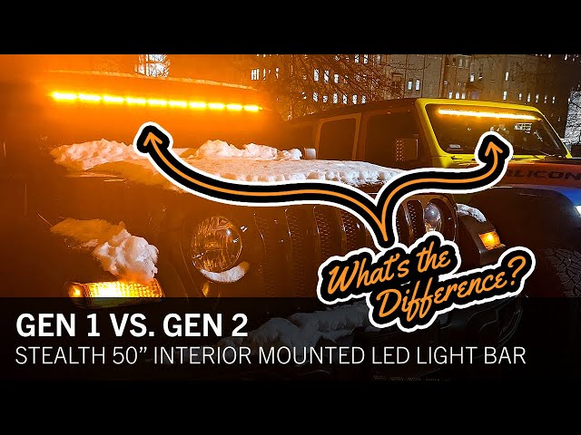 GEN 1 vs. GEN 2: Quadratec Jeep JL/JT Stealth 50" LED Light Bar – What’s Improved?