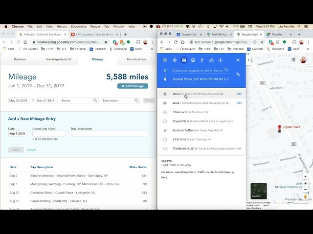 How to Manually Log Miles for a Small Business // Business Mileage Deduction Tracking